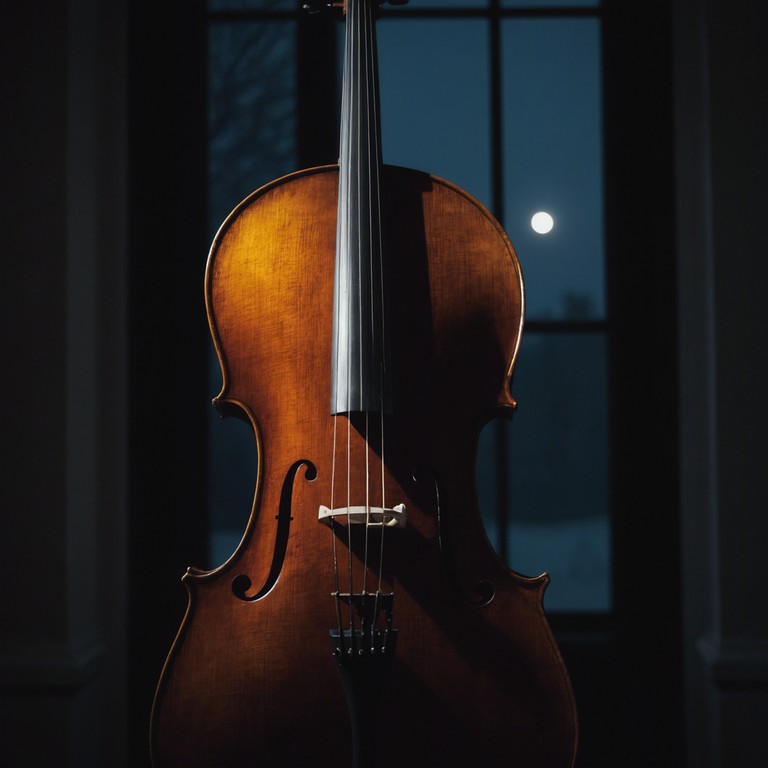 This alternative interpretation still focuses on the sensual and intimate aspects of the night, employing the cello to bring a touching yet profound musical expression under a starlit sky. It mirrors the softness of an evening whisper and the depth of romantic contemplation