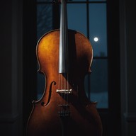 romantic cello expressions under starlight