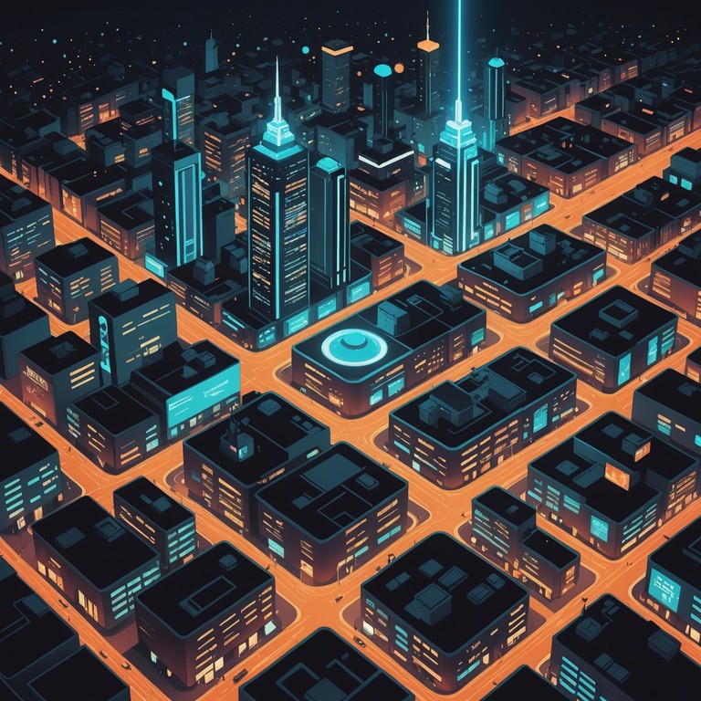 Imagine the bustling streets of a neon lit futuristic city, where cutting edge technology merges seamlessly with cultural phenomena. This track combines the dynamic energy of k pop with a futuristic soundscape, featuring pulsating beats and synthetic textures designed to simulate the vibrant life of tomorrow's urban landscapes.