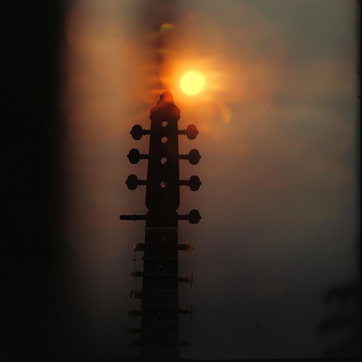 A haunting instrumental piece that captures the essence of hindustani classical music with a dramatic flair. Employing traditional ragas and talas, the melody sweeps through crescendos and decrescendos, weaving a tale of forgotten mysteries and hidden emotions. The sitar's somber tones blend with the tabla's rhythmic pulse, creating an atmosphere of suspense and drama.