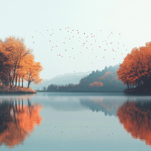 A soothing instrumental piece that combines delicate piano with soft strings, creating an atmosphere of tranquility reminiscent of a peaceful walk through an autumn forest