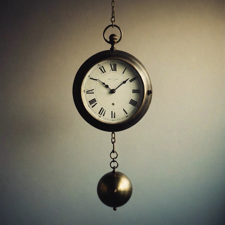 This track reflects a tense atmosphere, blending traditional swing rhythms with a modern sense of urgency and suspense. The composition mimics the ticking of a clock, each swing beat ticking down towards an unknown yet inevitable conclusion. The instrumental uses staccato notes and sporadic accelerations to enhance the feeling of time slipping away amidst a backdrop of suspense.