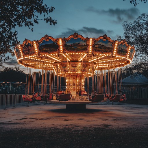 An evocative piece that captures the haunting emptiness of a deserted fairground, with lingering melodies that echo lost joys.