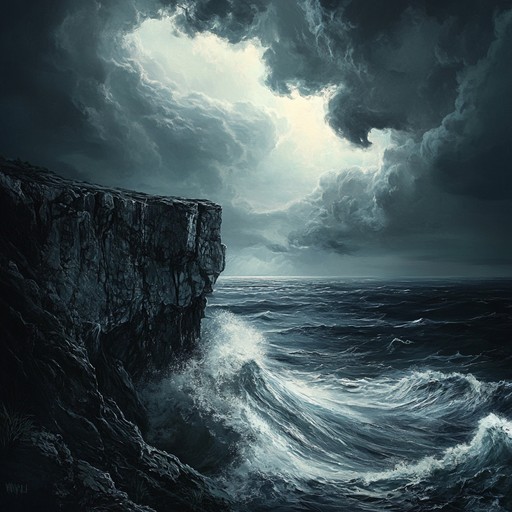 Feel the sheer intensity and bleakness as thundering guitars and relentless drums drive home the theme of emotional suffering. This piece paints a vivid picture of a tortured soul through its dynamic interplay and haunting atmospheric layers.