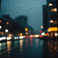 gentle jazz under stormy whispers