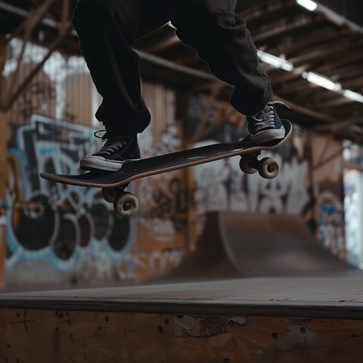 Fast paced, driving skate rock song with heavy guitar riffs, pounding drums, and shredding solos. Perfect for an adrenaline-pumping skate session at the local skatepark.