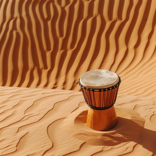 This magical piece interweaves traditional rumba rhythms with entrancing desert inspired melodies. The steady bongo beats and intricate musical layers take listeners on a hypnotic journey through a desert filled with swirling mirages, creating an engrossing auditory experience.