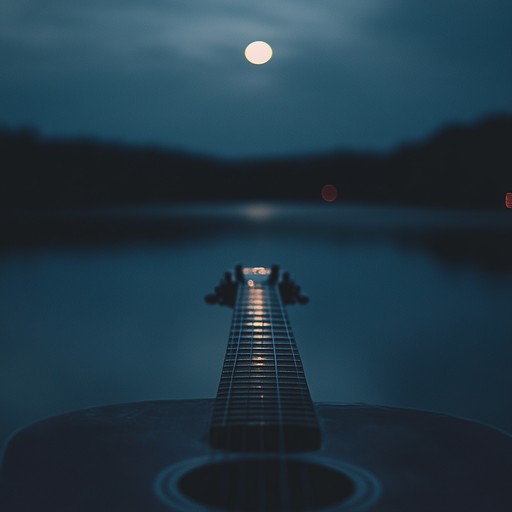 This alternative track also explores the interplay between shadow and light, capturing the serene yet profound beauty of moonlit echoes on strings. It creates a broader soundscape where each note reflects off the imagined surfaces of nocturnal nature, growing into a gentle auditory experience that lures the listener into a state of peaceful introspection.