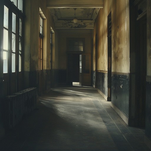 A soft, haunting melody unfolds within desolate, echoey landscapes, capturing the essence of profound loneliness. The delicate notes echo through empty halls, evoking a sense of introspective melancholy. It's a piece that paints a portrait of solitude, where every sound reverberates like a whisper in the dark.