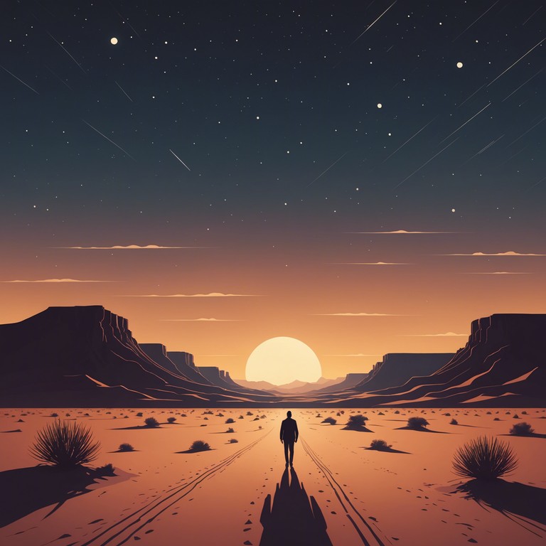 As the night deepens, soft starlight casts long shadows and guides a solitary figure through the silences of the desert. The harmonica plays a haunting, soul stirring melody that brings the vast, tranquil, and enigmatic nature of the wild west to life.