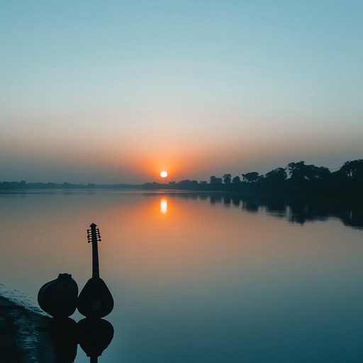 A calming instrumental piece inspired by traditional hindustani ragas, perfect for evening relaxation. This composition weaves together melodic improvisations with a tranquil, meditative atmosphere, featuring gentle tabla rhythms and serene tanpura drones. Ideal for unwinding after a long day or accompanying quiet, contemplative moments