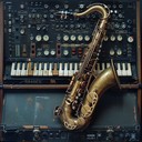 mixes old time jazz with modern synth elements