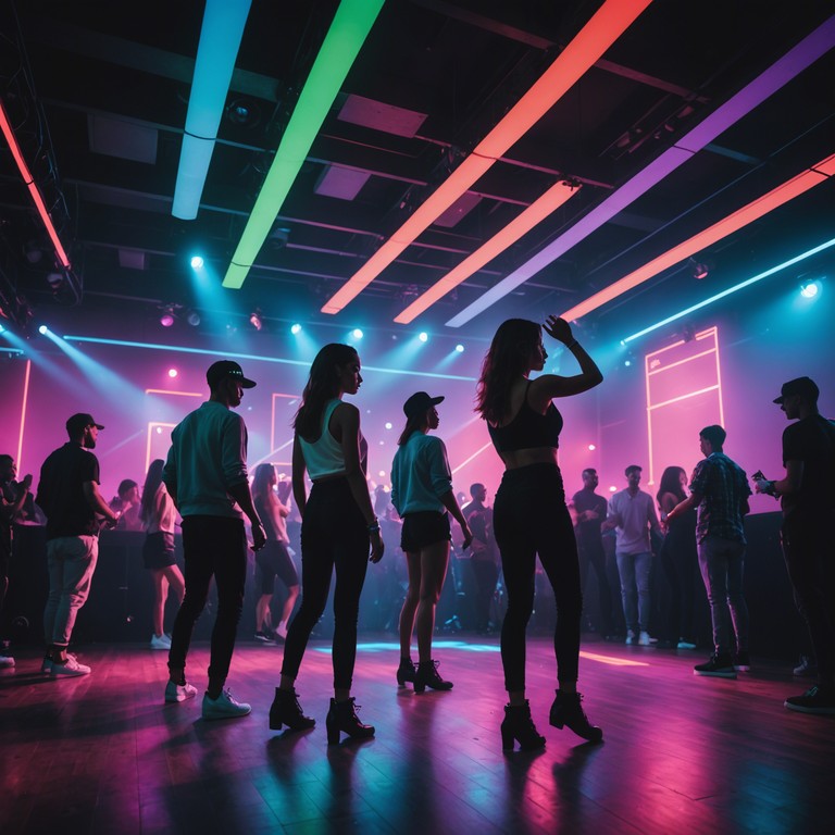 This track features invigorating rhythms combining classic r&b with funky hip hop influences for a high energy dance experience. The composition is driven by a robust electric bass, providing a groovy backbone that energizes the early '90s urban dance scene vibes. Perfect for capturing the essence of lively dance competitions or an animated night out.