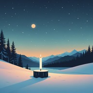 serene piano for holiday relaxation