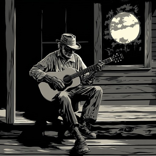 A bittersweet and heartfelt blues instrumental, characterized by a deeply expressive guitar that weaves through gentle, reflective melodies. The sound pulsates with a quiet strength, gently touching on themes of sorrow and hope intertwined. Suitable for soundtracks or personal moments of introspection.