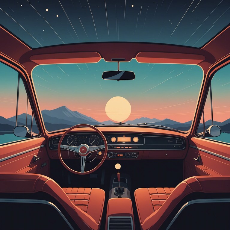 Imagine cruising through a city bathed in neon lights, with a soundtrack that perfectly encapsulates the feel of the cool, gentle breeze against your face while the city's pulse serenades you through mellow and intimate vibes from a synthesizer.