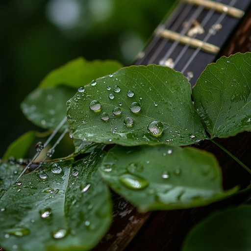 Diving deeper into the heart of the monsoon, the sitar’s melodies and tabla’s rhythms become the voice of the rain, telling tales of the earth's rejuvenation and the serenity it brings.