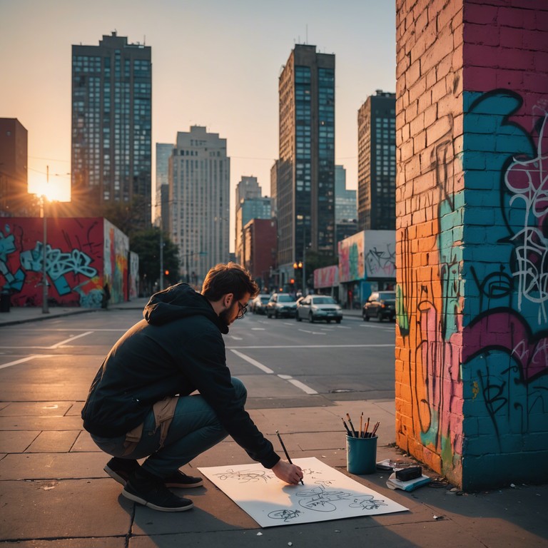 This track features a gentle exploration of the city's pulse as captured through a heartwarming, instrumental rap composition. The music flows seamlessly, inviting the listener to a journey of urban discovery intertwined with moments of touching, emotive beats that reflect the human experiences within the cityscape.