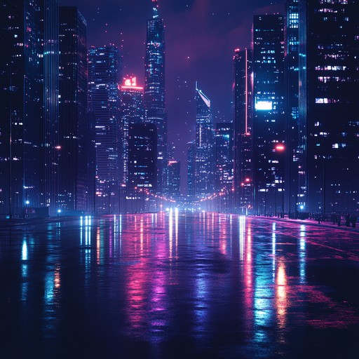 Blending pulsating synthwaves with powerful beats, creating an electrifying night drive anthem that keeps the adrenaline pumping. Tight synth lines and impactful drops. Bass driven soundscapes energize listeners.