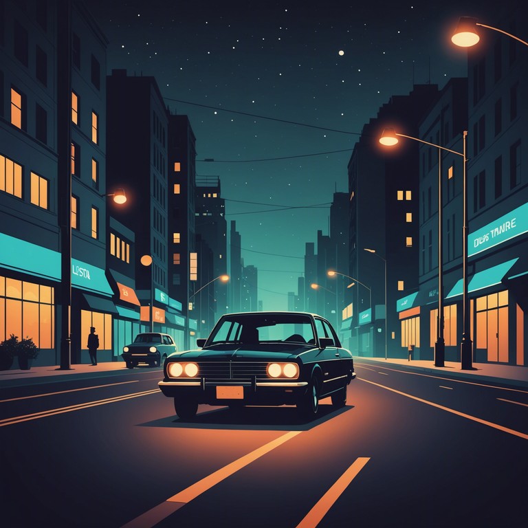 Imagine cruising through the city as twilight deepens, where reflective street lights accompany smooth chords and soul stirring rhythms, blending the essence of a modern cityscape with the timeless allure of rnb. The electric piano stars as the main instrument, painting a picture that resonates deep within the urban soul.