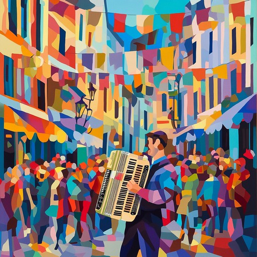 This instrumental composition features a frenetic mix of discordant melodies and unexpected rhythms, drawing inspiration from chaotic street festivals worldwide. Merging elements of gypsy jazz, balkan brass, and carnival music, it creates an energetic and unpredictable jingle full of surprises.