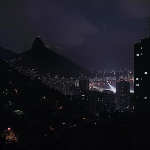 Combining the smooth, syncopated rhythms of bossa nova with shadowy, unsettling harmonies, this piece evokes a noir feeling. A brooding guitar leads the track, making it feel like a suspenseful walk through a darkened rio.