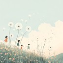 gentle whimsical tune evoking childhood wonder and dreams.