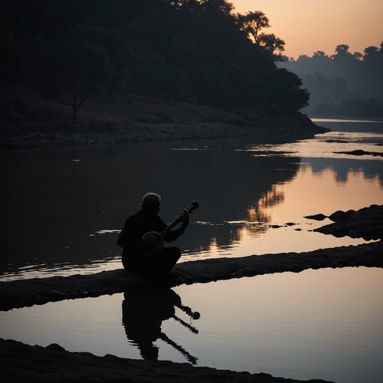 Evoking the majestic flow of the ganges and the quiet hum of the evening, this sitar driven track is a reflection on longing and the profound search for meaning. A perfect melding of traditional sounds and contemplative themes.