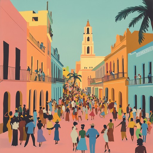 An invigorating instrumental track that unites the rich, vibrant rhythms of cuban music with the dynamic, pulsating beats of african traditions. Intricate percussion patterns, melodic brass sections, and lively piano riffs create an engaging soundscape that invites listeners to dance and celebrate.