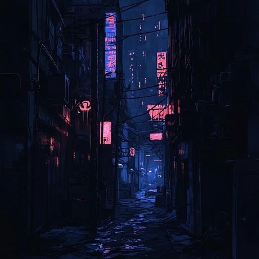 Immerse yourself in a haunting synthwave journey, where dark, retro synths weave a seductive yet eerie soundscape. Pulsating basslines and ghostly echoes guide you through a dystopian city cloaked in neon lights, evoking a surreal yet hypnotic experience.