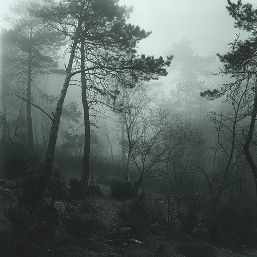 Experience an eerie, yet calming dark folk tune that paints a picture of an ancient, shadowy forest at dusk. The peaceful melody played on the lute, coupled with ambient drones, creates a haunting atmosphere that evokes feelings of mystery and tranquility