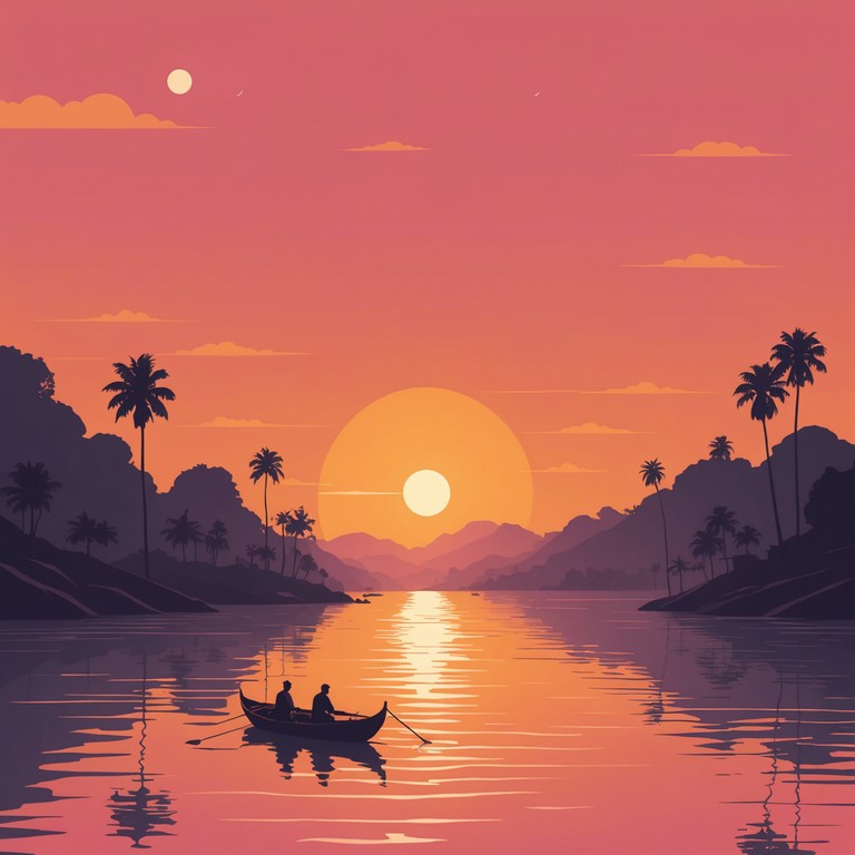 This composition blends traditional hindustani sounds with modern sensibilities, evoking a journey along the sacred ganges river during a tranquil sunset. The music is intended to connect listeners with the deep spiritual and cultural essence of india, drawing from centuries old melodic structures rejuvenated by contemporary interpretation.