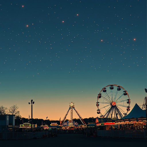 This track symbolizes the contemplative moments one can find in the quieter corners of a bustling carnival. Through delicate melodic lines and ambient sounds, it evokes the contrast between the lively festivities and inner introspection, creating a soothing yet captivating atmosphere.