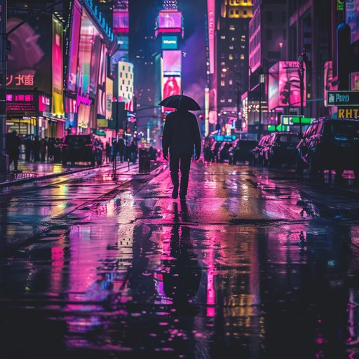 An evocative instrumental combining lush synthesizer layers with a steady, brooding beat. Perfect for capturing the essence of an 80s neon city at night, the song tells a tale of solitude and past memories through its ethereal, ambient soundscapes.