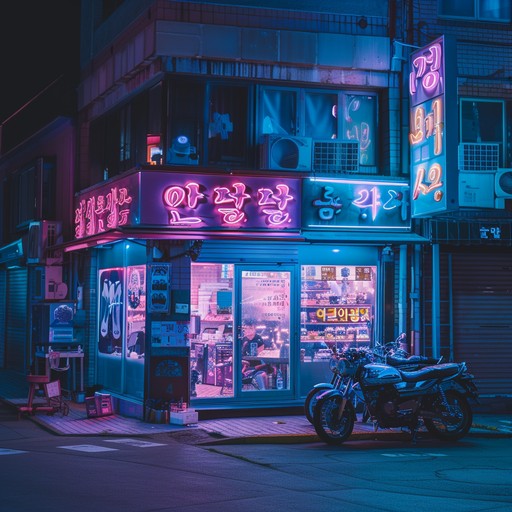 The track encapsulates the pulsating energy of seoul's vibrant nightlife with shimmering synth layers and a catchy melodic line