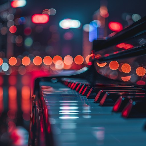 Imagine a softly played piano echoing across the han river, complemented by the shimmering lights of the city and the intimate thoughts of a solitary evening walker. The music is a gentle companion to the city’s nocturnal beauty.