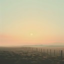 serene acoustic guitar capturing reflective moments during sunrise travels.