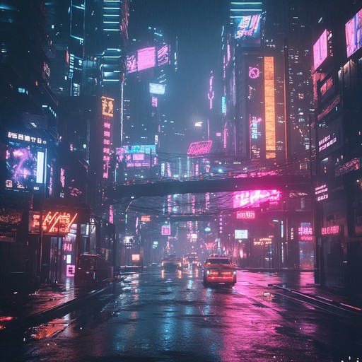 Fusing brooding synths and an intense rhythm, this track shapes a powerful atmospheric journey perfect for late night urban exploration and cyberpunk adventures, evoking a feeling of mystery and edge