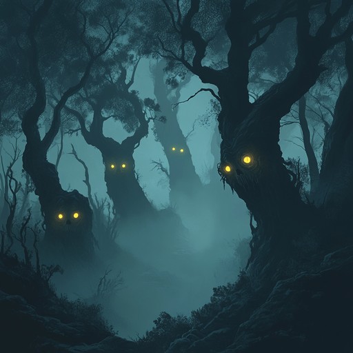 Dive into a dark, enchanted forest with this instrumental heavy metal track featuring haunting guitar riffs, atmospheric synth layers, and pounding drums. The music captures the essence of mystical creatures and ancient legends, blending aggression with ethereal elements to create an otherworldly experience.