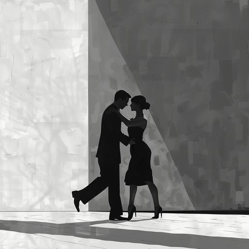 A soothing and instrumental tango composition reflecting the subtle beauty and peacefulness of a sunset. The music softly melds traditional tango elements with tranquil, evocative melodies, creating a serene ambiance. Imagine a tranquil evening where dancers gently sway under a glowing sunset.