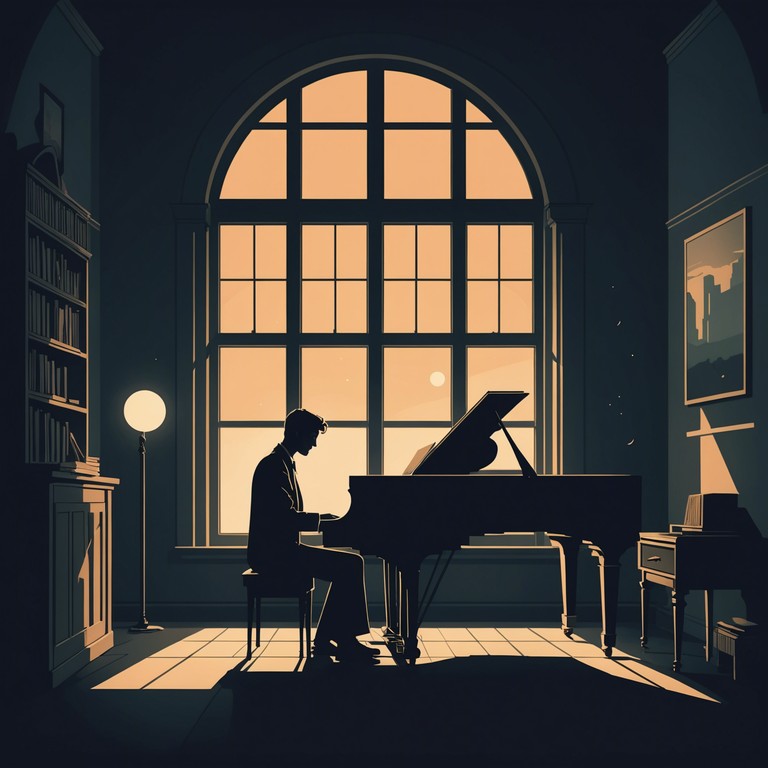 This composition invites the listener into a shadowy realm of introspection and complexity, using piano to explore profound emotional depths within a rich symphonic progressive framework. Each note tells a story of shadows whispering past memories and silent thoughts.