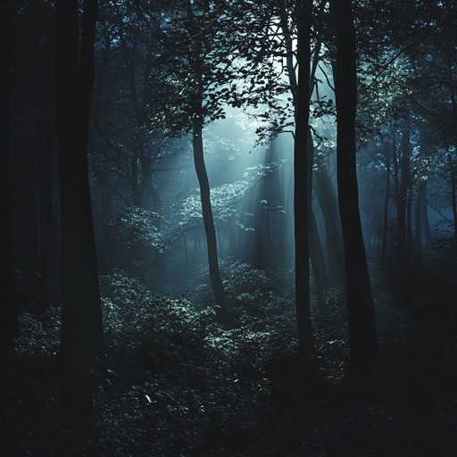 An eerie, high energy symphony that encapsulates the thrill of a night time pursuit. Utilizing suspenseful string arrangements and powerful brass crescendos, the piece takes listeners on a breathtaking journey, embodying the feeling of being relentlessly chased in a shadowy forest.