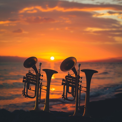 An upbeat instrumental salsa track that captures the essence of a lively beach party at sunset. The rhythmic sway of the clave underpins vibrant melodies played by brass and piano, evoking the sights and sounds of waves gently crashing against the shore. Perfect for dancing and setting a festive, tropical mood.