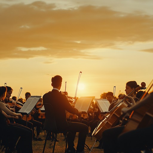 A powerful classical composition that begins with a gentle, serene string introduction before building into a full, dynamic symphony. The composition features driving rhythms, soaring brass sections, and uplifting melodies to energize and inspire the listener. The crescendos and decrescendos take you on an emotional journey that evokes the feeling of a powerful and triumphant dawn.