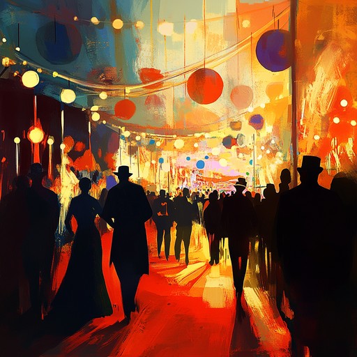 This instrumental track captures an evening at an upscale carnival, blending lively rhythms with a refined atmosphere. The music combines traditional carnival beats with luxurious, sophisticated instrumentation, creating a festive yet elegant ambiance that keeps the atmosphere buoyant and celebratory. Perfect for capturing the essence of high class festivities.