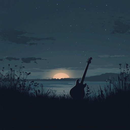 Explore the vastness of a peaceful night as each bass note plays like a whisper in the cosmos, positioning the listener into a realm of serene musical cadence, perfect for unwinding after a long day.