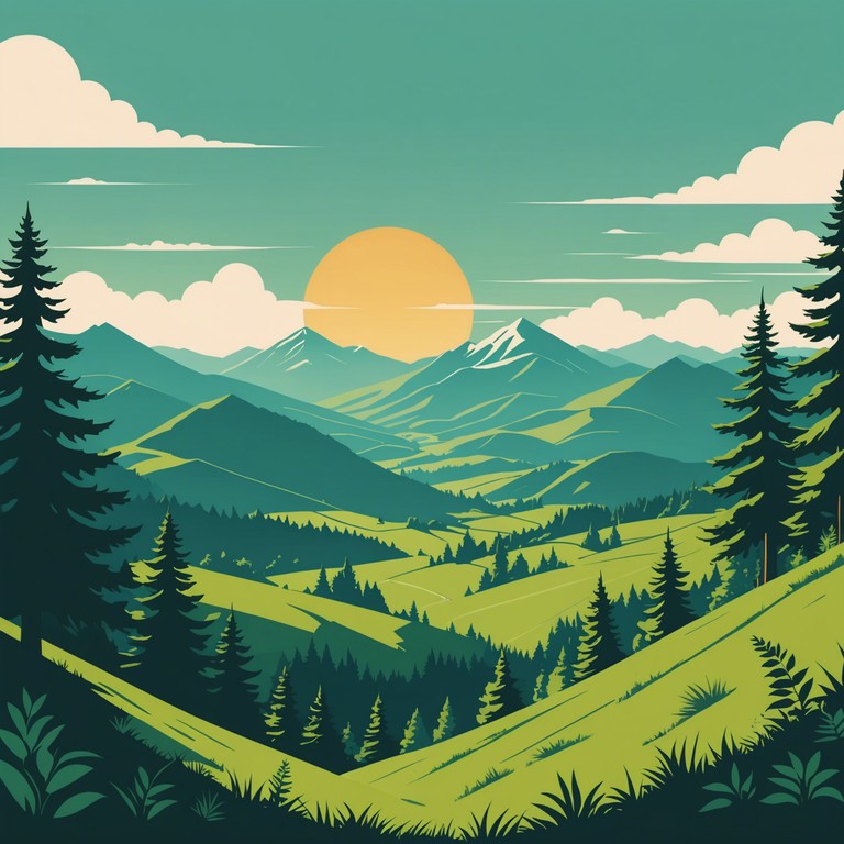 Immerse yourself in the spirited rhythm of bluegrass with this track that showcases rapid banjo plucks and a feel that transports you to the sunlit peaks of high hills, inspiring a sense of freedom and enjoyment.