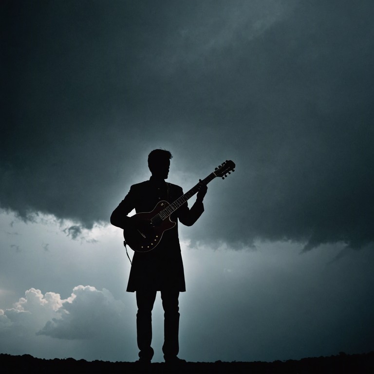 Emphasizing the psychological and atmospheric pressure of a monsoon enhanced by a rock backdrop, this track delves deep into the anxious anticipation and the transformative power of nature as conveyed through a musical journey shaped by the ancient tones of a sitar and modern rock vigor.