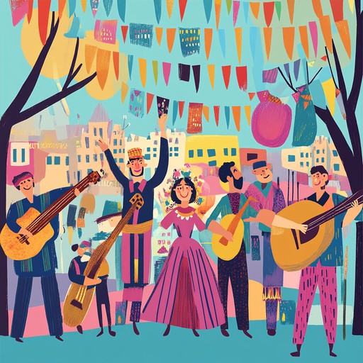 An infectious klezmer instrumental capturing the essence of a festive wedding dance. Joyful clarinet leads the melody, supported by a lively ensemble of accordion, violin, and percussion. Fast and rhythmic, perfect for celebrating life and togetherness.