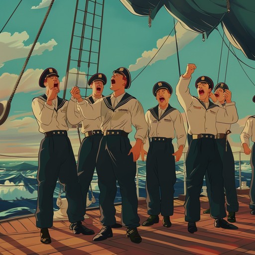 An instrumental journey reflecting the russian navy's pride and spirit. Brass sections and dynamic melodies evoke a sense of adventure and national pride.